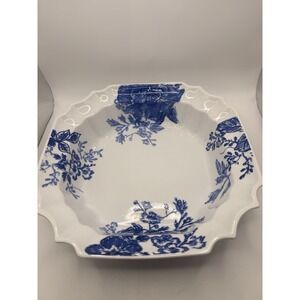 10" Round Vegetable Bowl Tatnall Street Bluebell (Blue) by Paula Deen Retired
